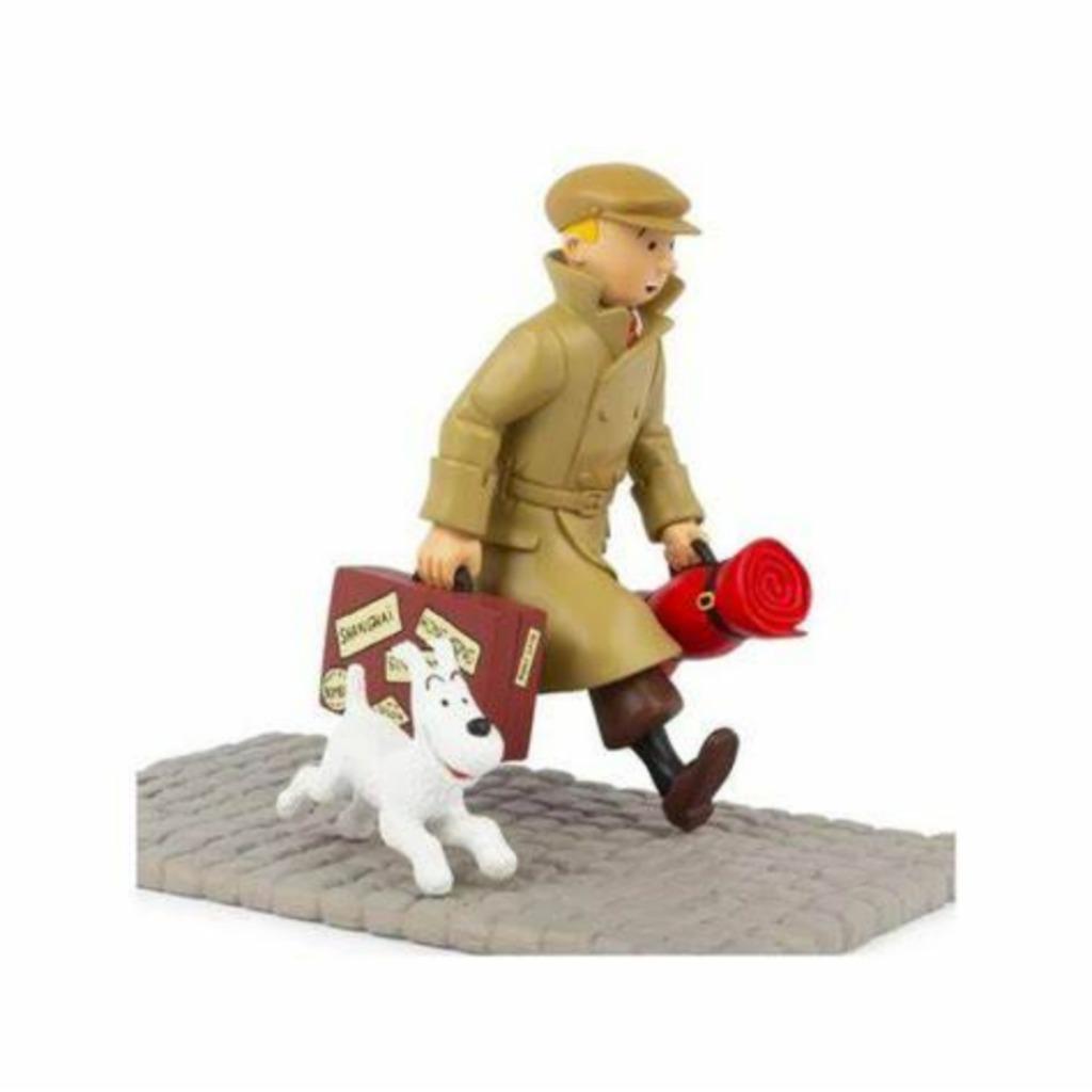 kuifje - Tintin et Milou " Ils arrivent " Ref 45994, Collections, Enlèvement ou Envoi, Tintin, Neuf, Statue ou Figurine