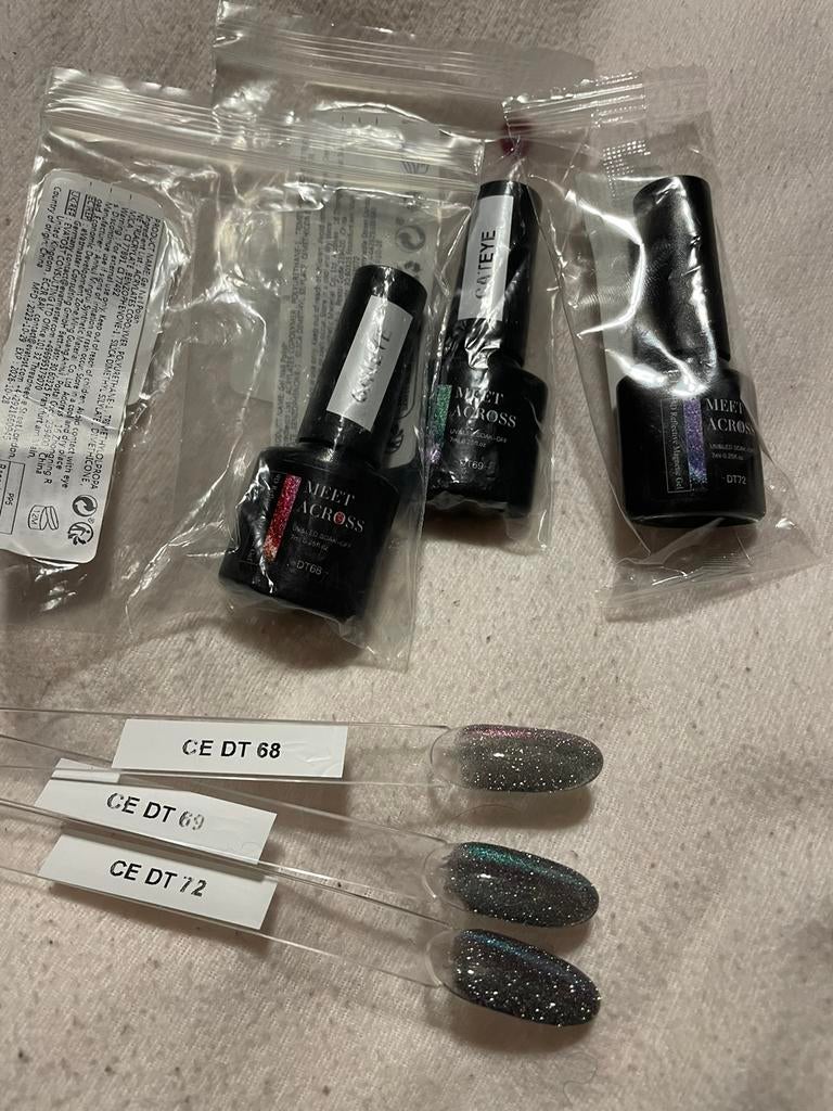 cat eye (magnetische) nagel gel, Ophalen of Verzenden, Nieuw, Handen en Nagels