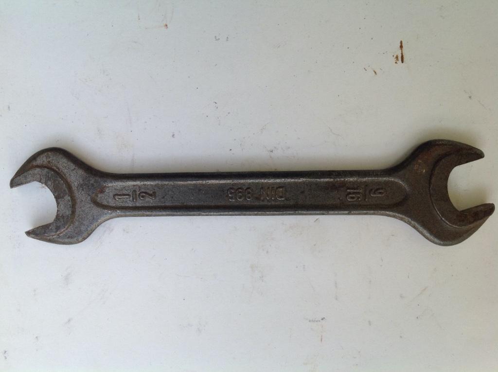 Steeksleutel Vintage zeldzame "STUBAI" 9/16" x 1/2" Din 895, Antiek en Kunst, Verzenden