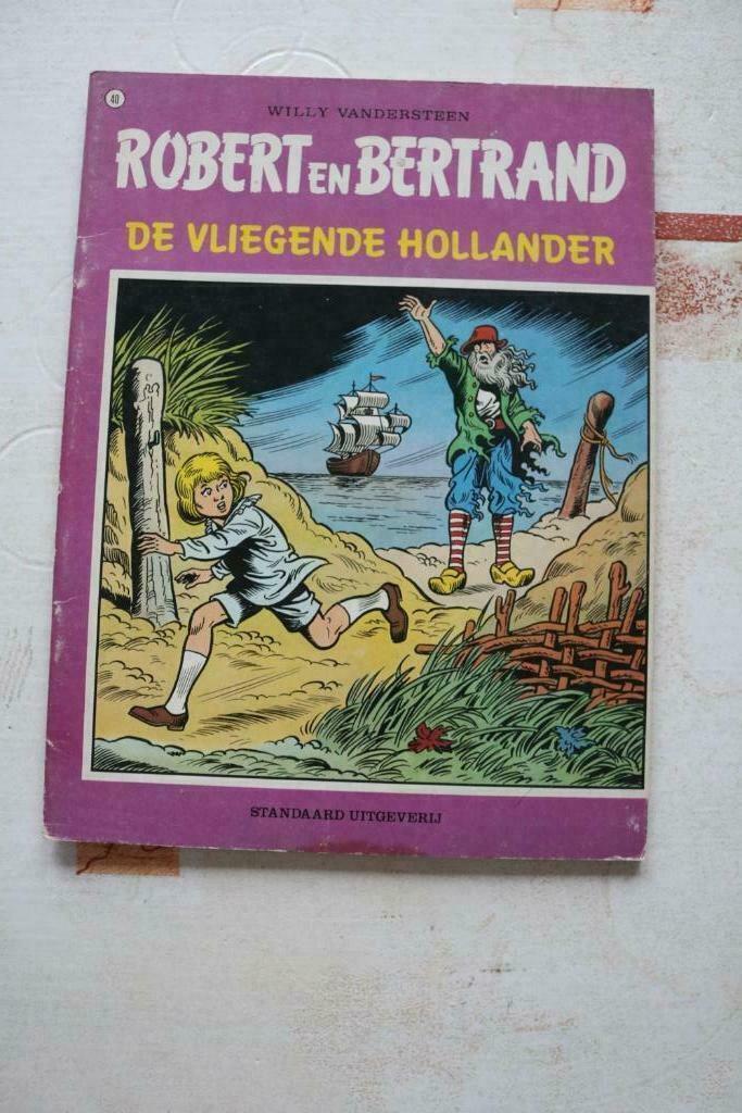 Robert & Bertrand 40: De vliegende Hollander 1-ste druk 1981, Eén stripboek, Ophalen of Verzenden, Gelezen
