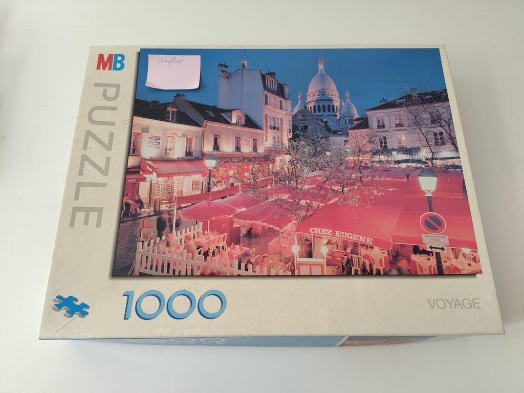 MB puzzel Parijs 1000 place du tertre, Enlèvement, Utilisé
