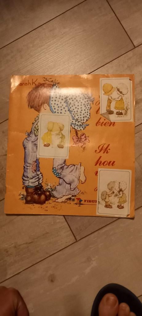 Sarah Kay stickerboek vintage jaren 80, Enlèvement ou Envoi, Utilisé