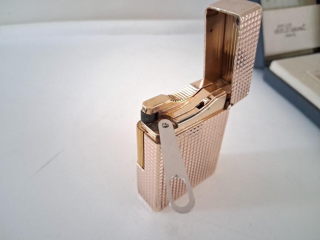 Dupont aansteker 20U L1Diamant Model +Sleutel Vlamregelaar., Ophalen of Verzenden, Gebruikt, Aansteker