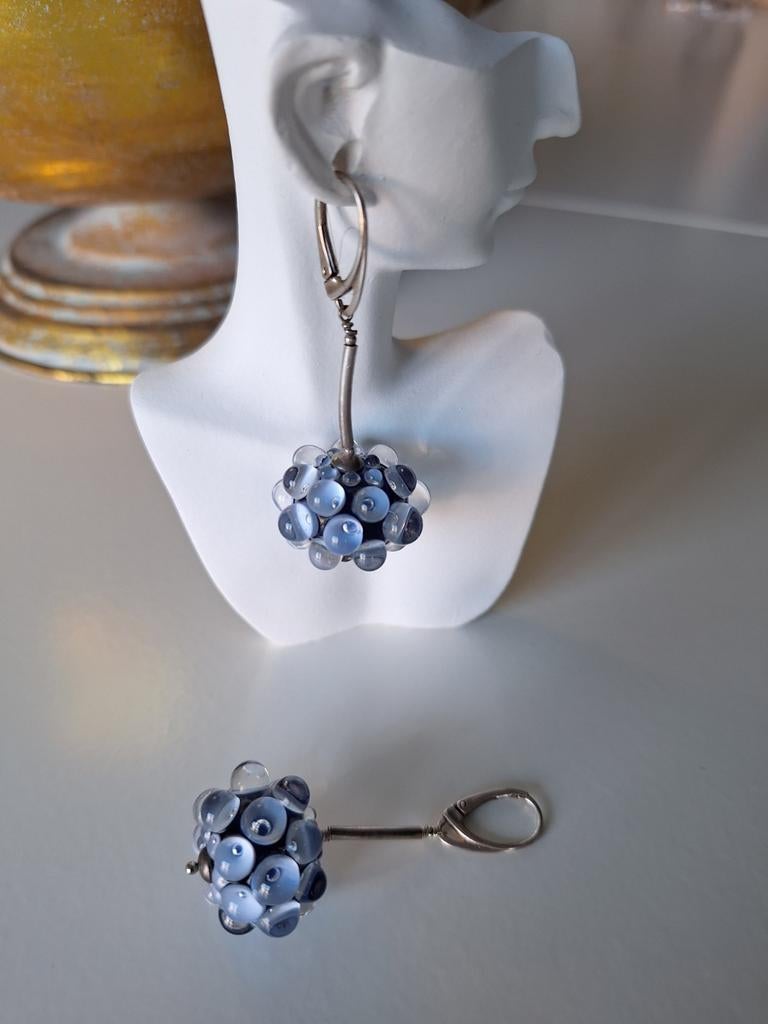 Oorbellen, Handtassen en Accessoires, Oorbellen, Verzenden, Zo goed als nieuw, Zilver, Zilver