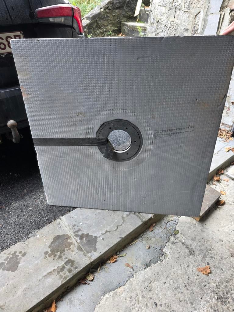 Receveur de douche a carreler, Ophalen, Douche