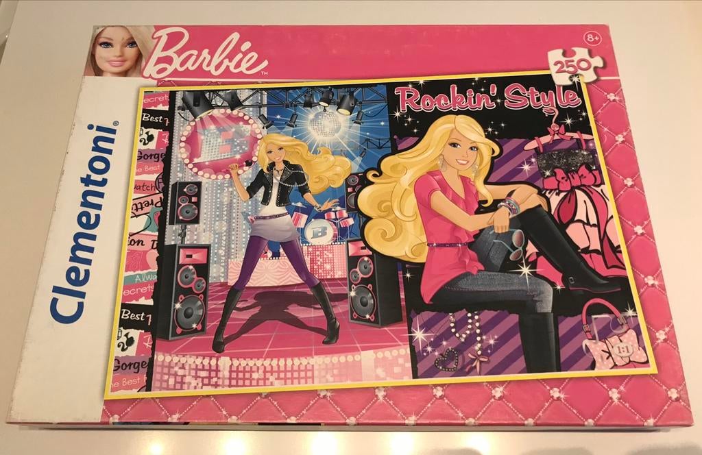 Puzzel Barbie - clementoni - 250 stuks, Ophalen, Meer dan 50 stukjes, Zo goed als nieuw, 6 jaar of ouder
