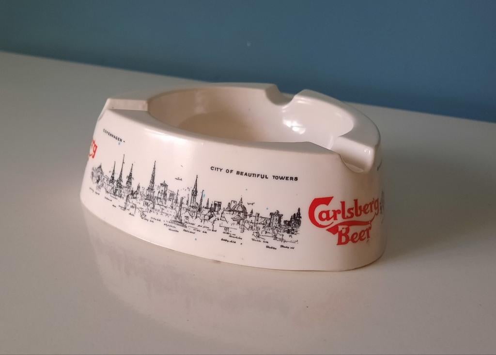 Cendrier à bière Carlsberg, Enlèvement ou Envoi, Utilisé, Cendrier