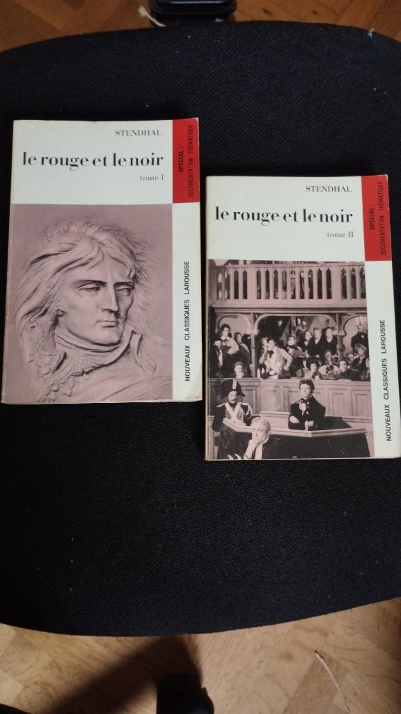 Stendhal LE ROUGE ET LE NOIR 2 vol Nouv Classiques Larousse, Livres, Enlèvement ou Envoi, Utilisé, STENDHAL