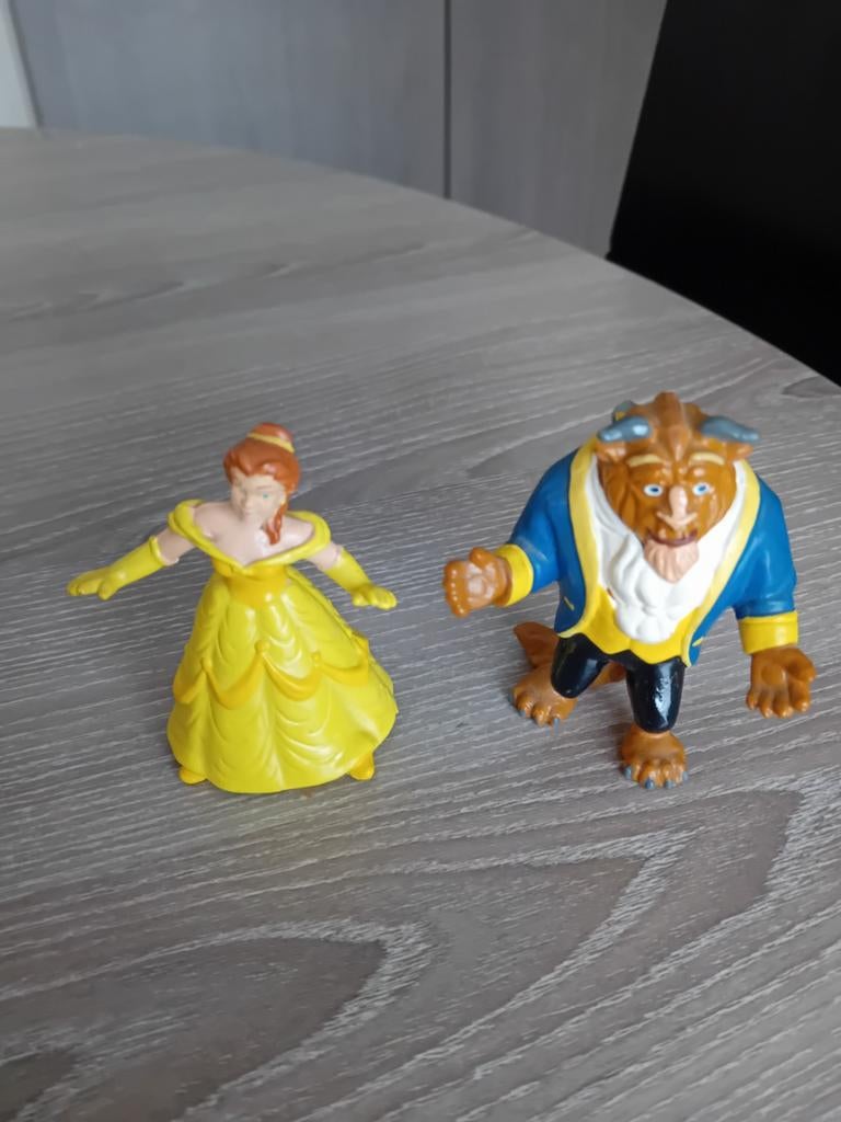 Bullyland belle en het beest, Verzamelen, Poppetjes en Figuurtjes, Ophalen of Verzenden, Gebruikt