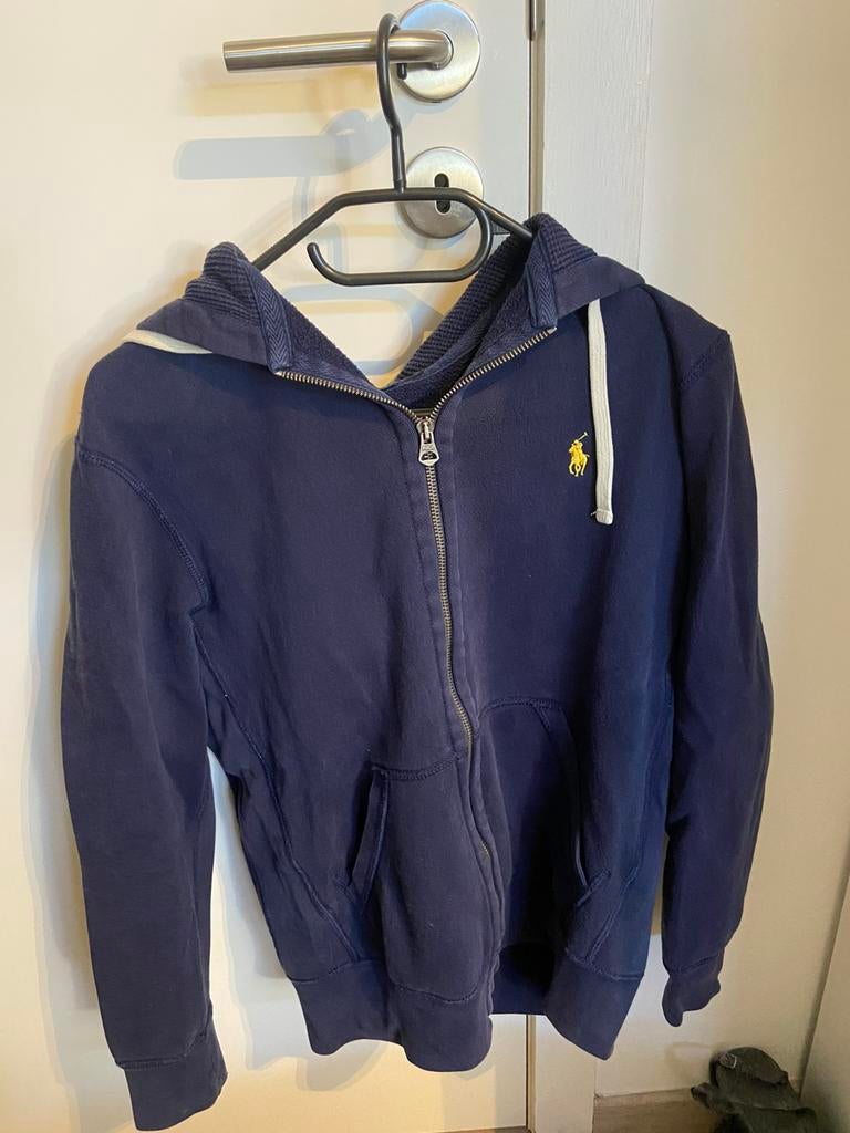 Ralph lauren zip hoodie navy blue, Ophalen, Zo goed als nieuw, Maat 46 (S) of kleiner