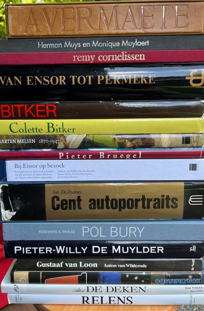 16 kunstboeken, Ophalen, Zo goed als nieuw