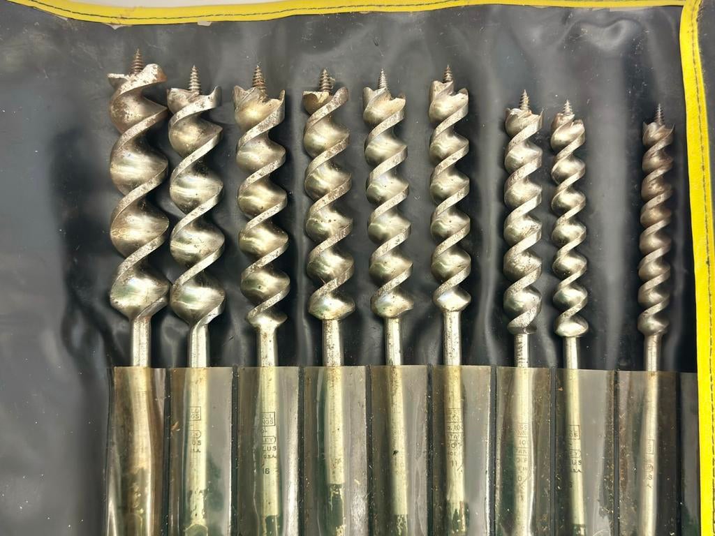 Set de 13 forets Stanley Snake de Russell and Jennings, Enlèvement, Comme neuf