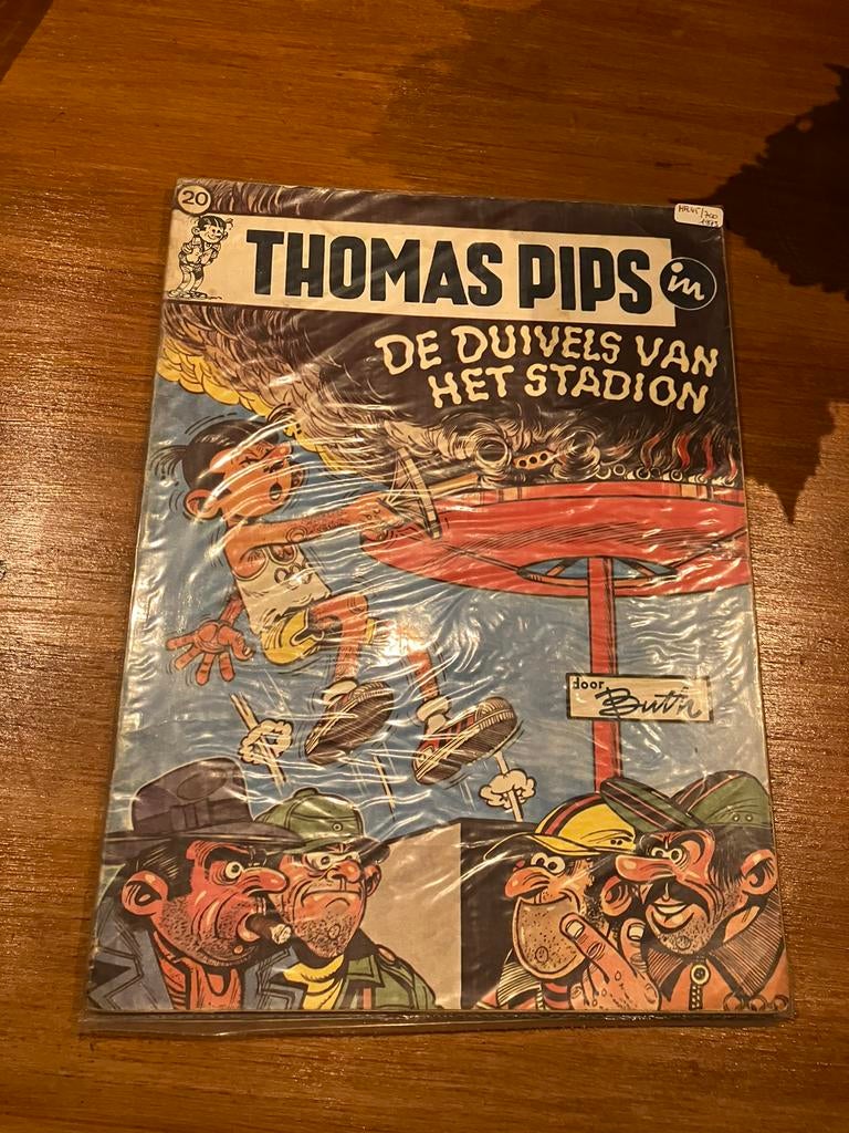 Thomas Pips 20 de duivels van het stadion eerste druk, Boeken, Stripverhalen, Ophalen of Verzenden