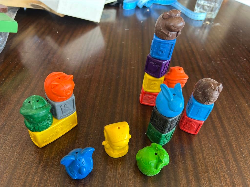 Wasco krijtjes in de vorm van bouwblokken en figuurtjes, Enfants & Bébés, Jouets | Éducatifs & Créatifs, Comme neuf, Construction