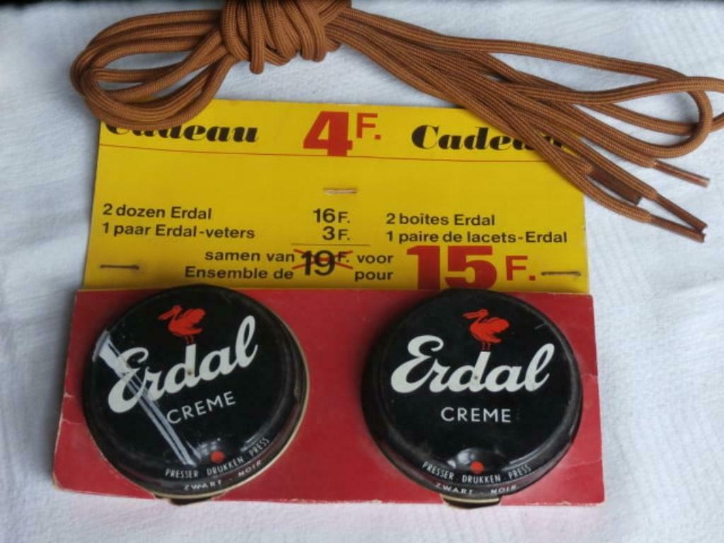 Erdal chaussure crème noir, Collections, Marques & Objets publicitaires, Neuf, Emballage, Enlèvement