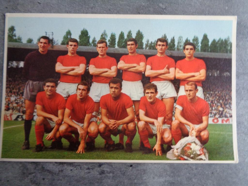 voetbal postkaart STANDARD LUIK JEAN NICOLAY enz sixties, Verzamelen, Ophalen of Verzenden