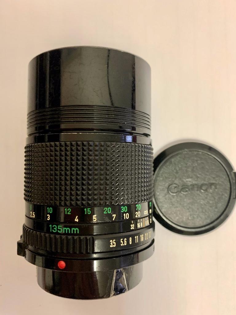 objectif canon fd 135mm 3.5, Enlèvement ou Envoi, Utilisé, Reflex miroir, Canon