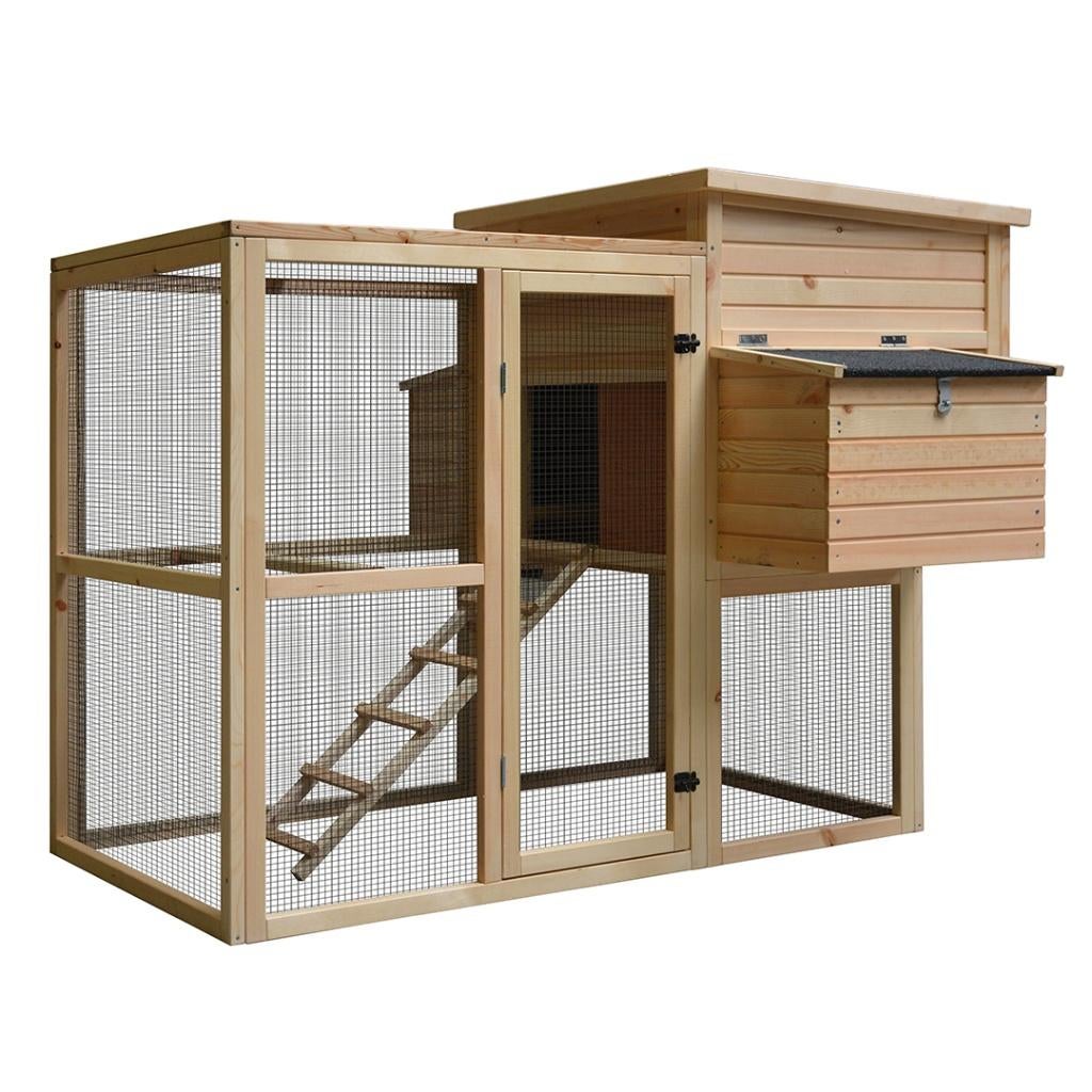 Kippenhok attic pinus, Dieren en Toebehoren, Ophalen of Verzenden, Nieuw, Kippenhok of Kippenren