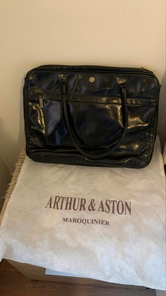 Arthur & Aston laptop tas, Enlèvement ou Envoi, Comme neuf, Noir, Autres marques