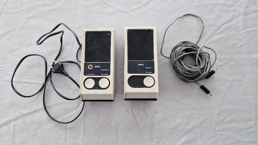 Alecto intercom met kabel, Ophalen of Verzenden, Gebruikt