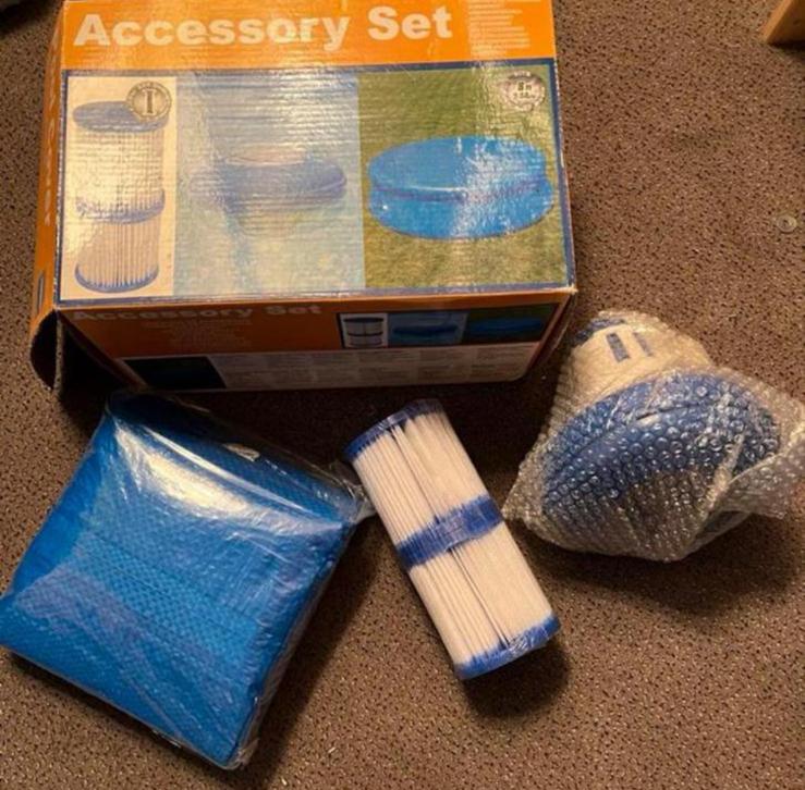 Drijver voor chemicaliën verstelbaar en Afdekzeil 244cm, Ophalen, Nieuw, Filter