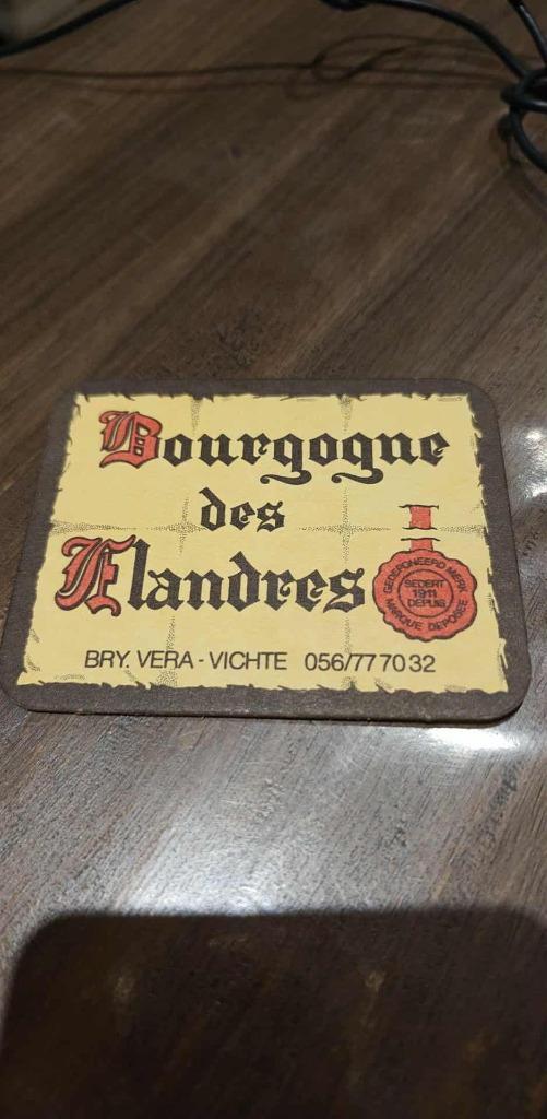 Bierviltje Bourgogne des Flandres Bry Vera, Verzamelen, Ophalen of Verzenden, Zo goed als nieuw, Viltje(s), Overige merken
