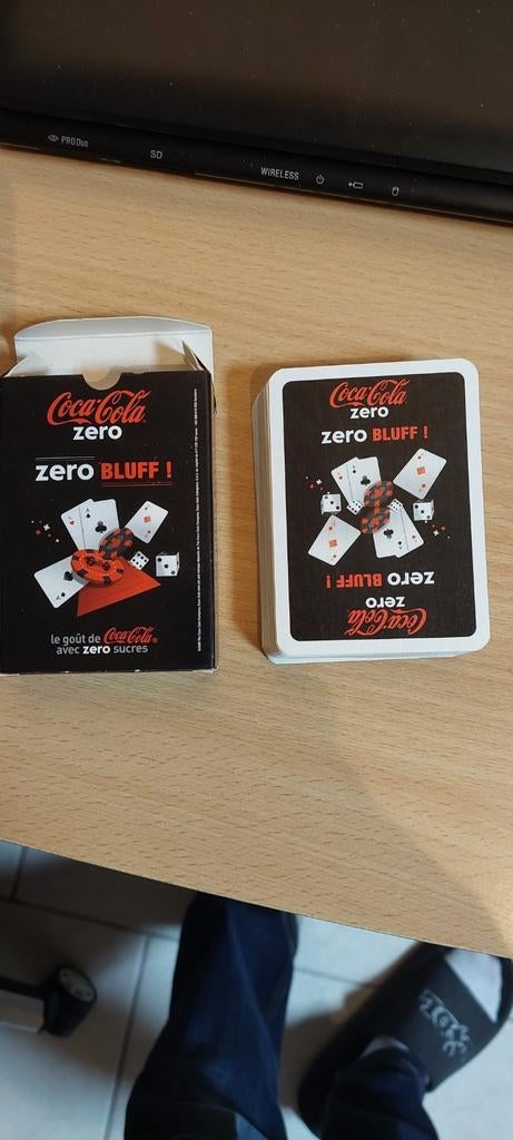 Coca Cola Zero-pokerspellen, Ophalen of Verzenden, Zo goed als nieuw