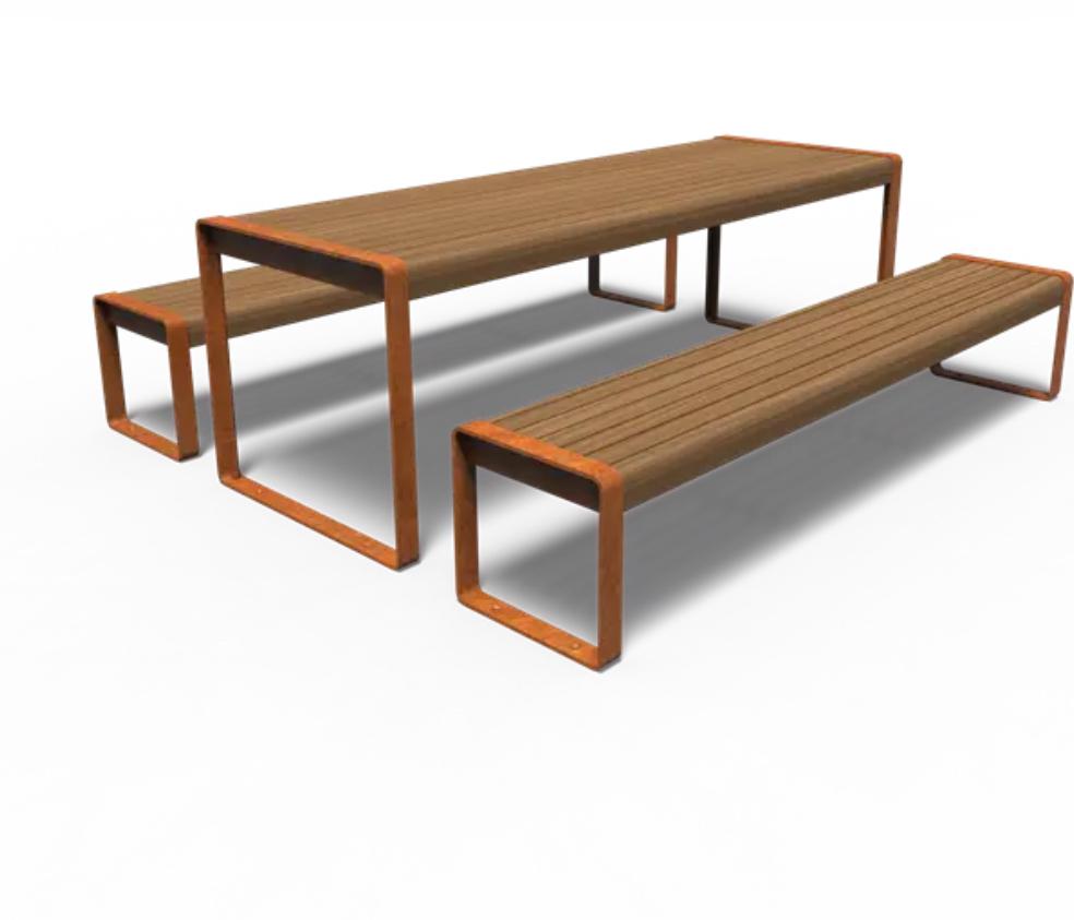 Tuinset / picknick set / tuintafel / tuinbank, Tuin en Terras, Ophalen, Nieuw, Staal