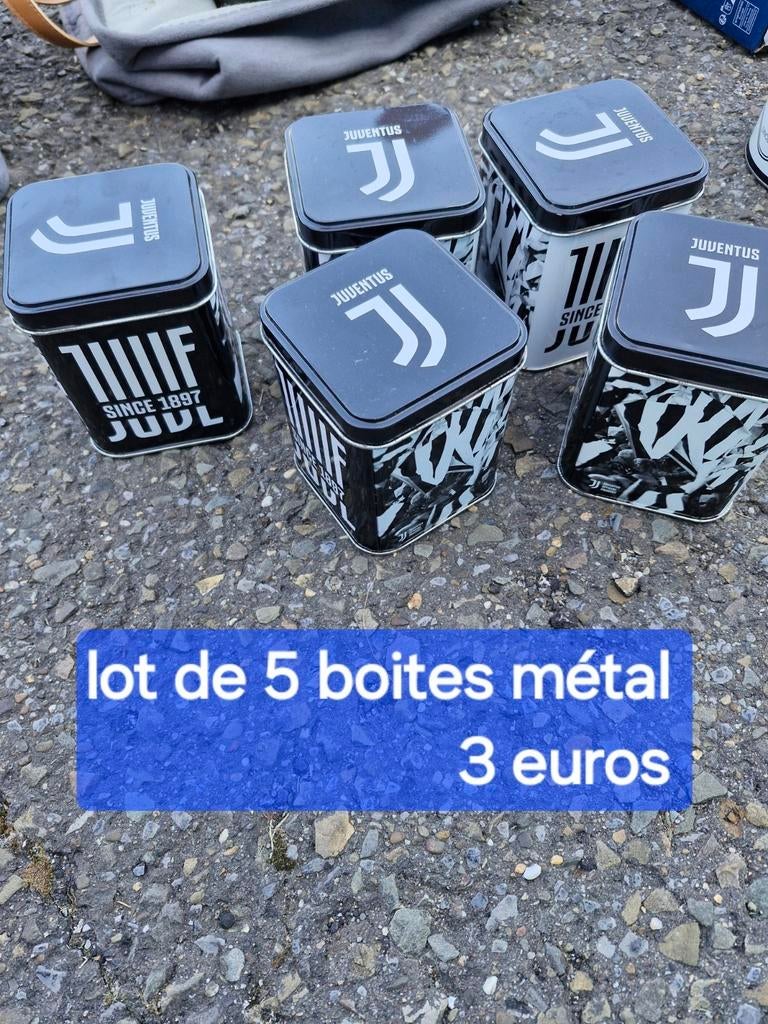 Lot de 5 boites métallique, Maison & Meubles, Enlèvement ou Envoi, Utilisé