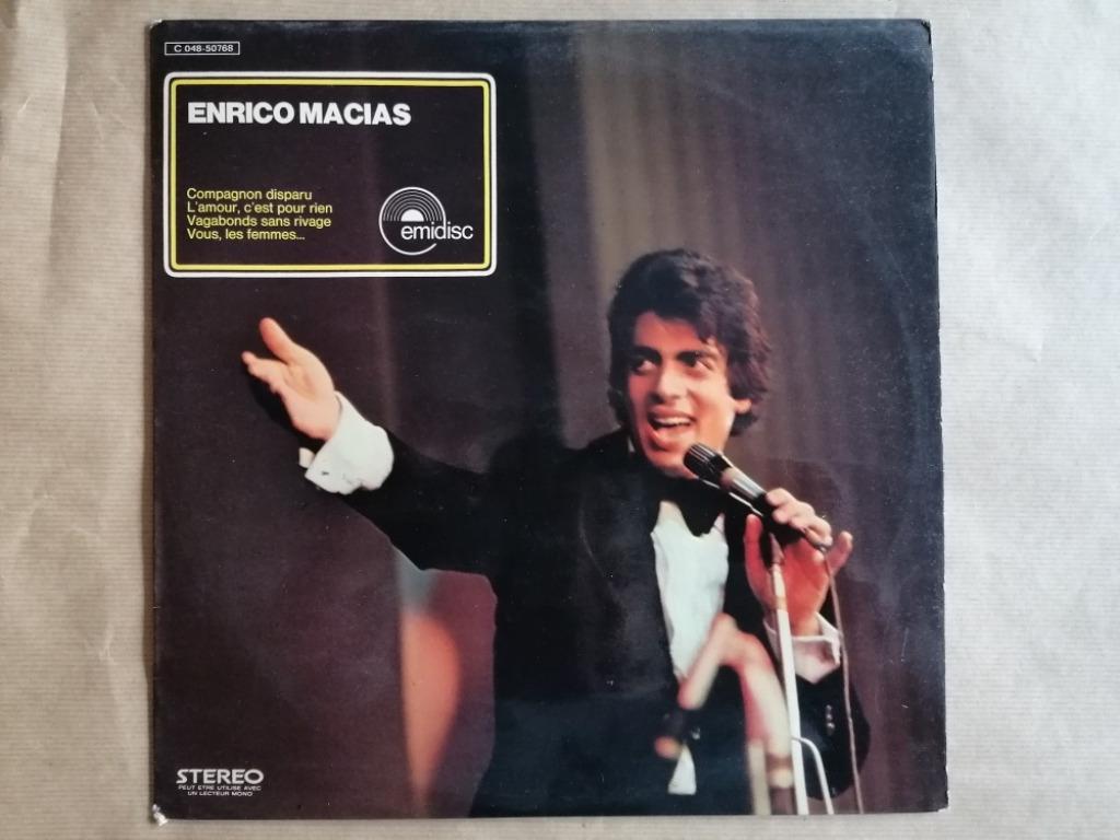 33T Enrico Macias Label : Emidisc 2C 048-50.768 Format:  Vin, Ophalen of Verzenden, Gebruikt