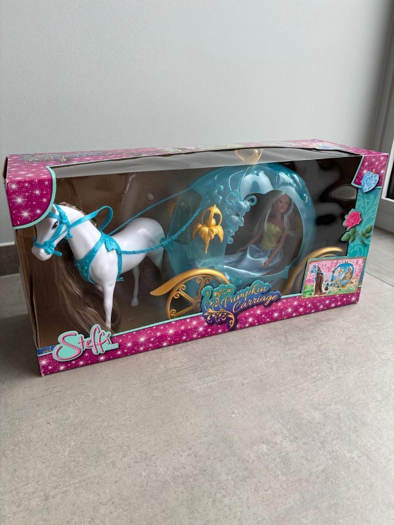 NIEUW Prinses met paard en koets, Ophalen of Verzenden, Nieuw, Barbie
