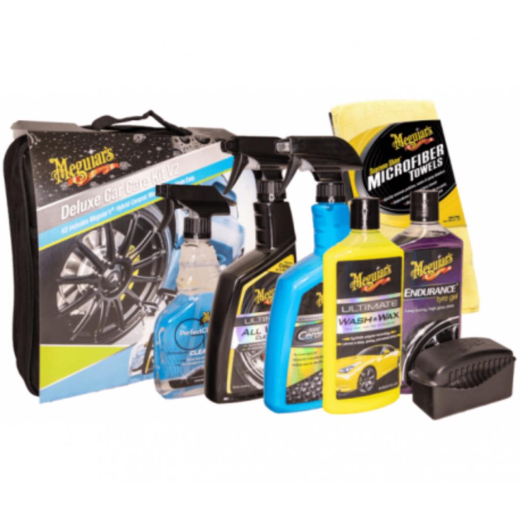 PACK DELUXE MEGUIAR'S - 5 PRODUITS & 3 MICROFIBRE & PAD, Auto diversen, Tuning en Styling, Ophalen