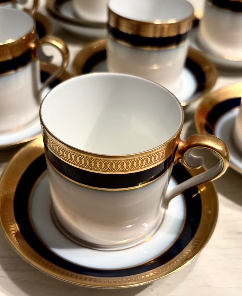 Tasse à café Tirschenreuth Echt Kobalt, Antiek en Kunst, Ophalen