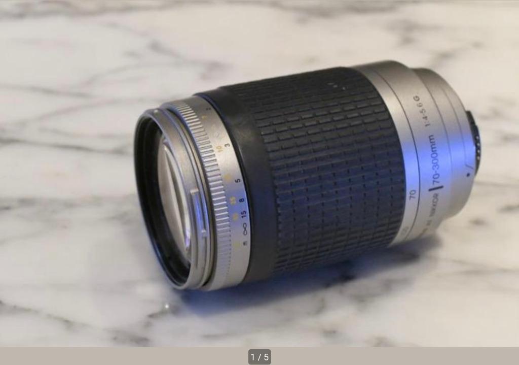Nikon 70-300mm f/4-5.6 AF G zoomlens, Ophalen of Verzenden, 1980 tot heden, Lens of Lenzen