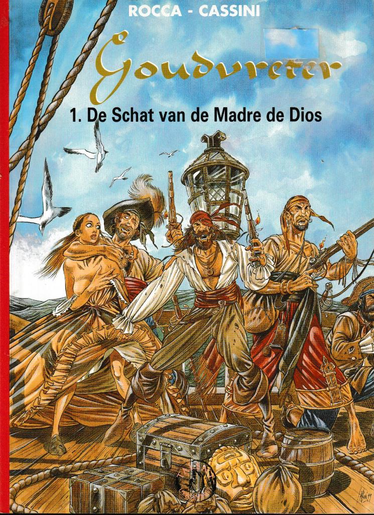Drie strips : Goudvreter - volledige reeks., Boeken, Stripverhalen, Verzenden