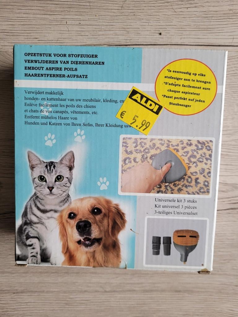 Opzetstuk voor stofzuiger (huisdieren), Dieren en Toebehoren, Ophalen of Verzenden, Nieuw