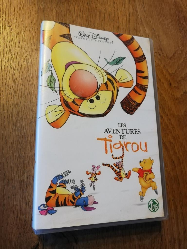 VHS "Les aventures de Tigrou", Tous les âges, Enlèvement ou Envoi, Utilisé, Dessin animé