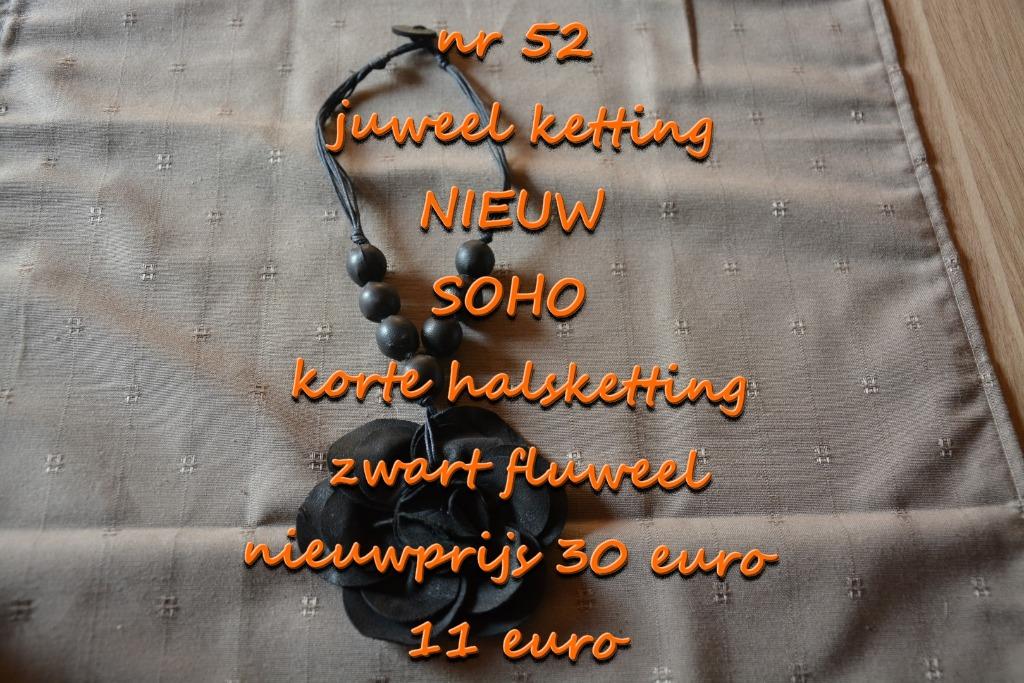 52. Bijou : collier, NEUF, @LAST PIECE@, expédition, Neuf, Avec pendentif, Autres matériaux, Noir