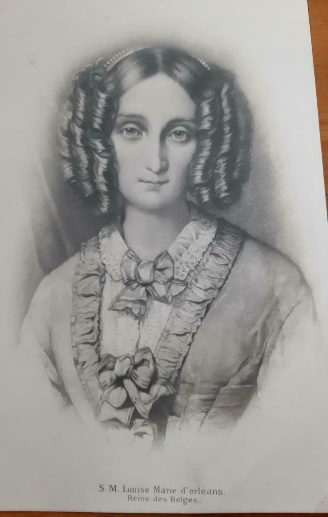 Postkaart Koningin Louise Marie, Verzamelen, Ophalen of Verzenden, Gebruikt, Kaart, Foto of Prent
