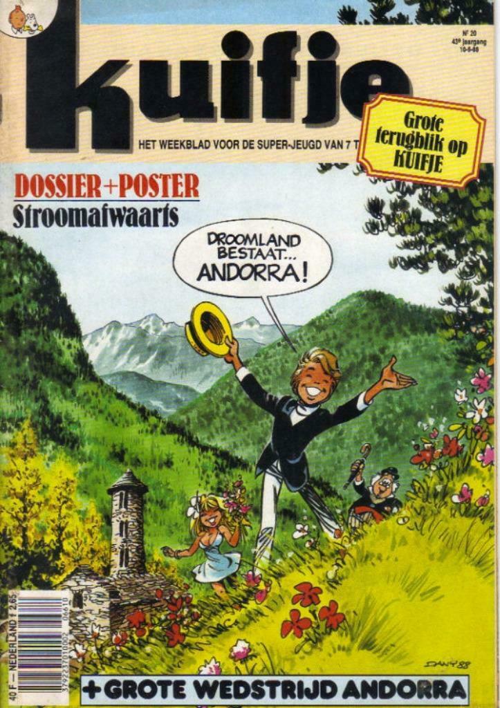 Weekblad Kuifje van 10-5-1988, 43ste Jaargang, Nummer 20, Enlèvement ou Envoi, Utilisé, Plusieurs comics, Europe