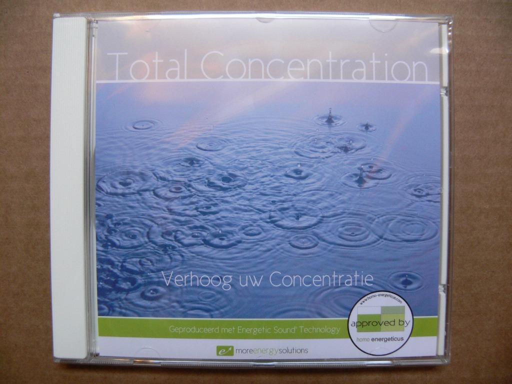 CD Total Concentration - ontspanning en relaxatie geluiden, Cd's en Dvd's, Cd's | Meditatie en Spiritualiteit, Ophalen of Verzenden