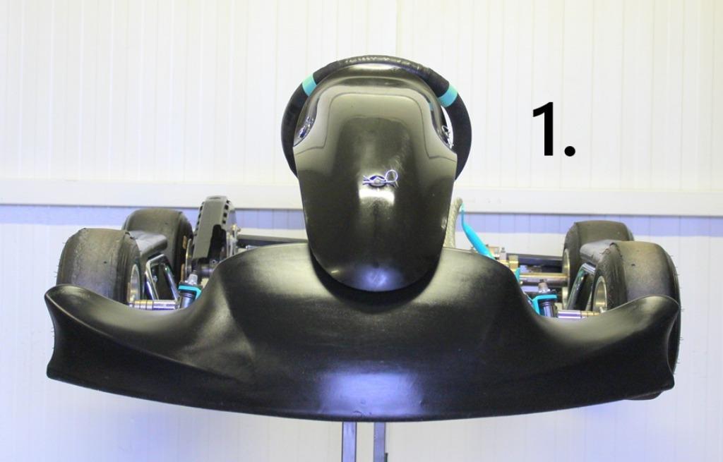 Formula K Monster EVO3 rollende chassis 3 stuks, Ophalen, Gebruikt, Kart