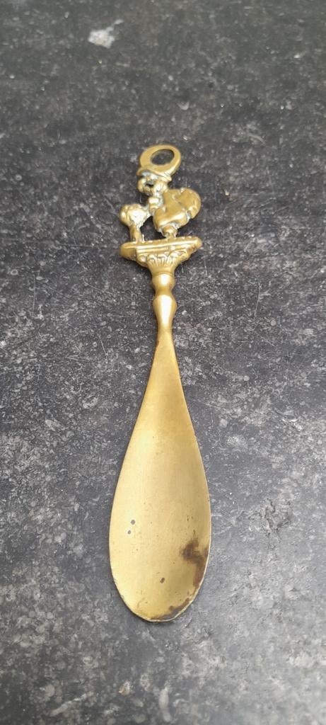 Koperen schoenlepel, Antiek en Kunst, Ophalen of Verzenden