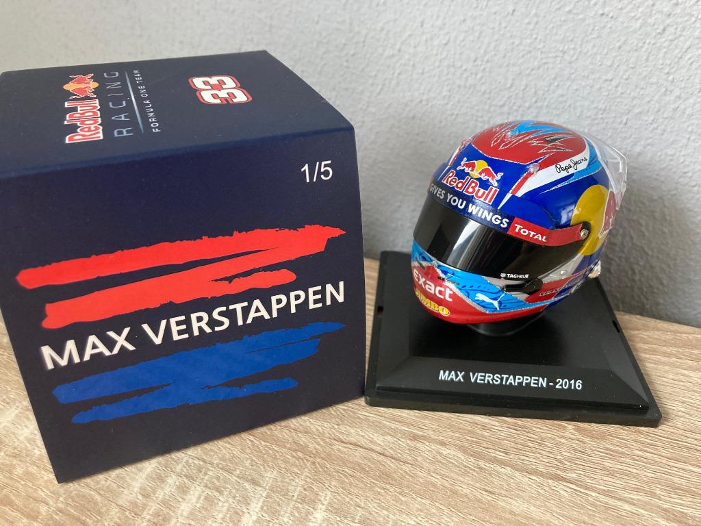 Max Verstappen 1:5 helm 2016 Monaco GP Red Bull RB12 Spark, Verzamelen, Ophalen of Verzenden, Nieuw, Formule 1