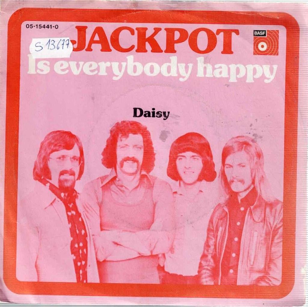 Vinyl, 7"  /  Jackpot – Is Everybody Happy / Daisy, Cd's en Dvd's, Vinyl | Overige Vinyl, Ophalen of Verzenden, Overige formaten