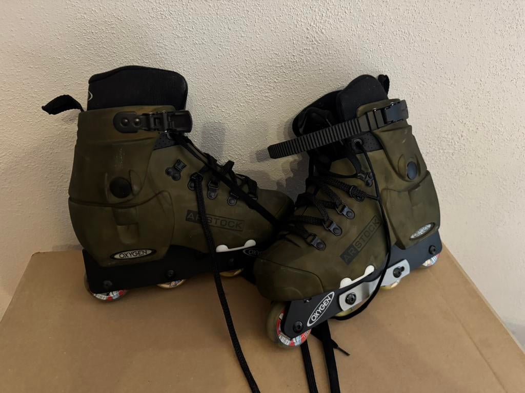 Vintage rolschaatsen, Sport en Fitness, Skeelers, Verzenden, Zo goed als nieuw