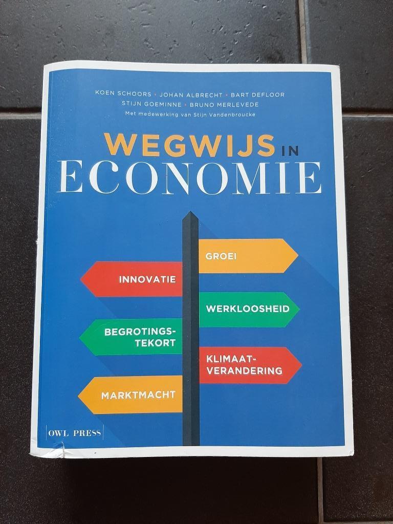 boek wegwijs in economie Koen Schoors, Ophalen of Verzenden, Gelezen, Hoger Onderwijs, Koen Schoors