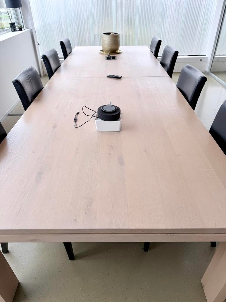 Vergadertafel hout, Ophalen