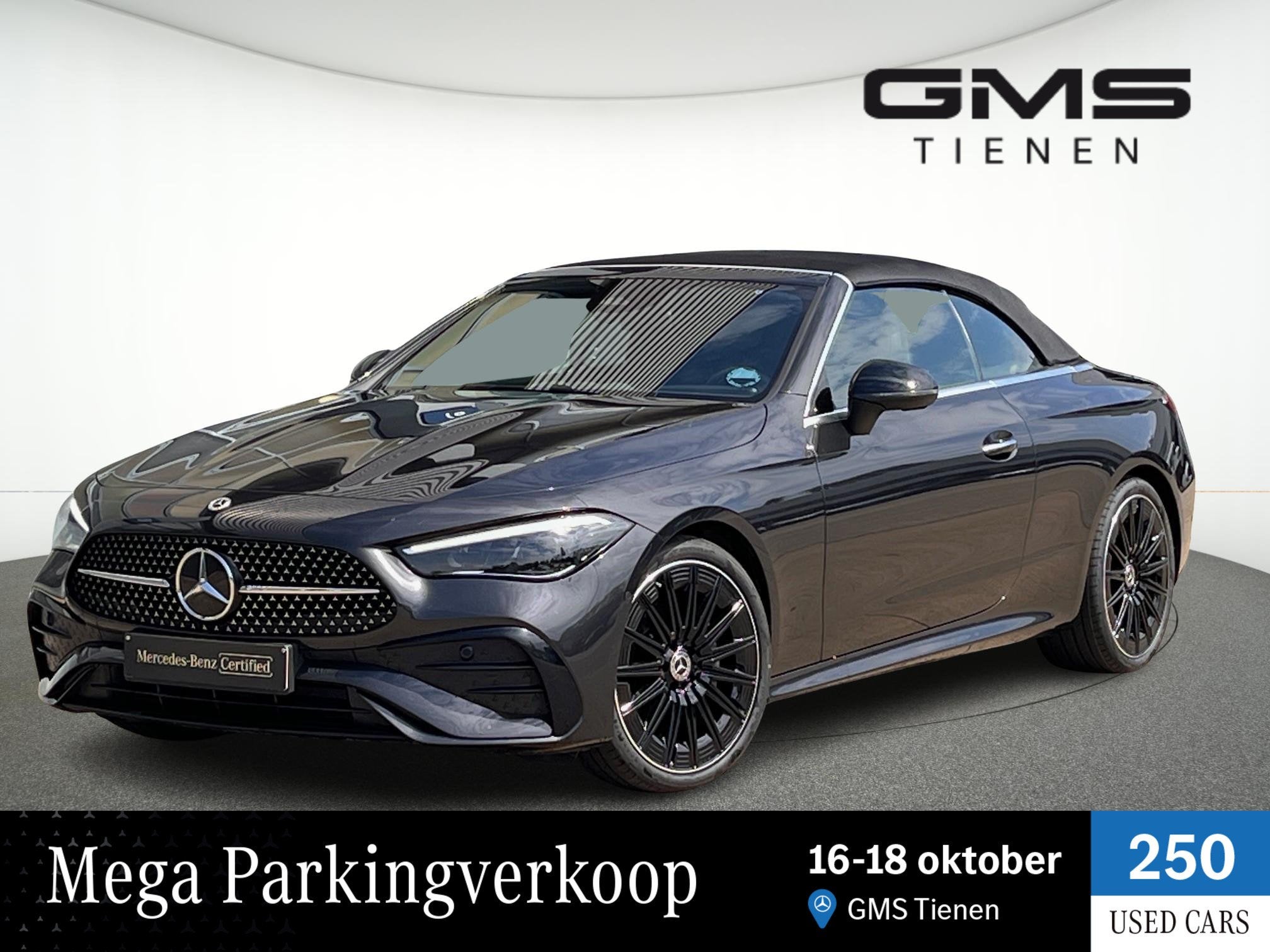 Mercedes-Benz CLE Cabriolet 200 Amg, Auto's, Automaat, 4 zetels, Zwart, 4 cilinders