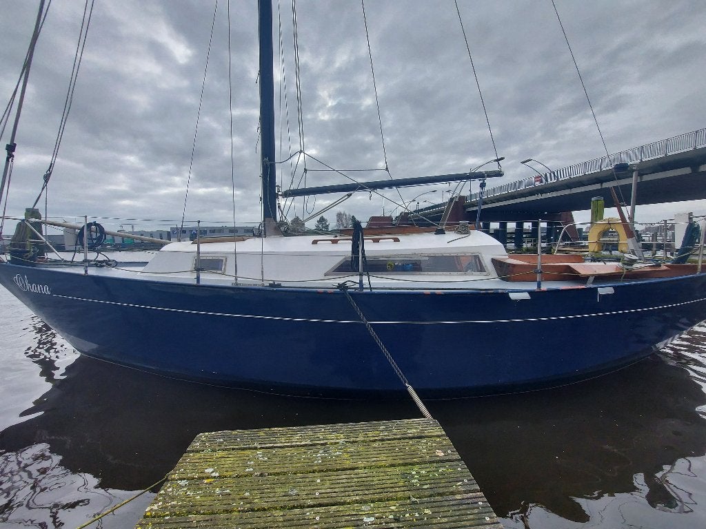 Zeiljacht opknapper9.3 mtr Wibo 930 Volvo Penta 2cyl diesel, Watersport en Boten, Kajuitzeilboten en Zeiljachten, 9 m, Gebruikt